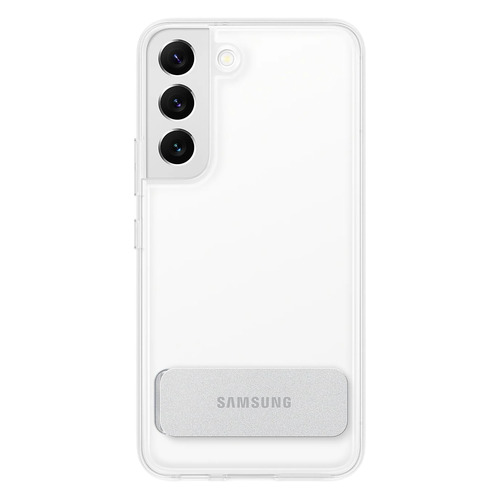 Чехол (клип-кейс) Samsung Clear Standing Cover, для Samsung Galaxy S22, прозрачный [ef-js901ctegru]