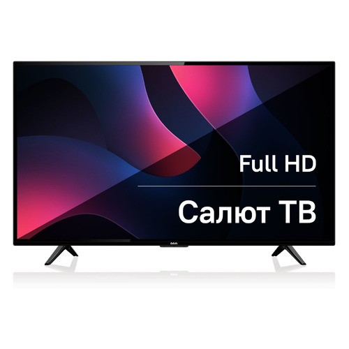 Телевизор BBK 43LEX-7387/FTS2C, Салют ТВ, 43", FULL HD, черный