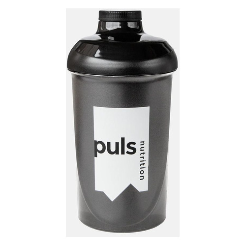 Шейкер Puls Nutrition 1402 600л прозрачный/черный пластик