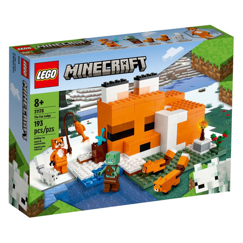 Конструктор Lego Minecraft Лисья хижина, 21178