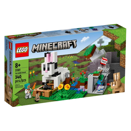 Конструктор Lego Minecraft Кроличье ранчо, 21181