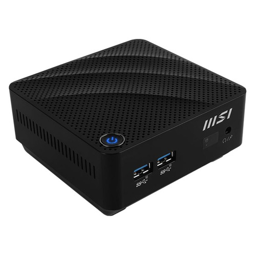 Неттоп MSI Cubi N JSL-048XRU, Intel Celeron N4500, DDR4 4ГБ, 128ГБ(SSD), Intel UHD Graphics, noOS, черный [9s6-b0a111-057]