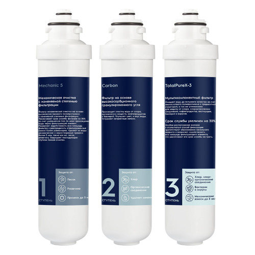 Комплект картриджей Electrolux iS TotalPureX-3 PF, 3шт [нс-1300140]