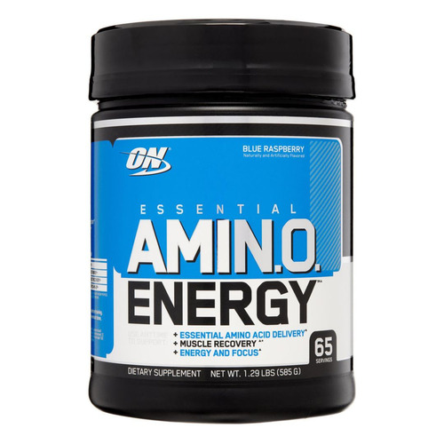Аминокислотный комплекс OPTIMUM NUTRITION Essential Amino Energy, порошок, 585гр, голубая малина [on111]