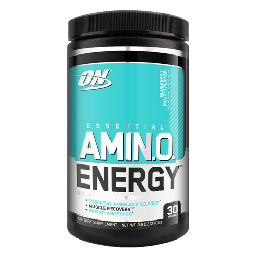 Аминокислотный комплекс OPTIMUM NUTRITION Essential Amino Energy, порошок, 270гр, черничный мохито [on99]