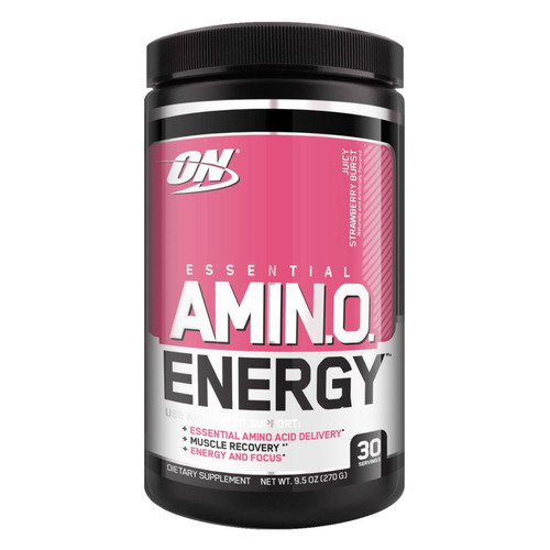 Аминокислотный комплекс OPTIMUM NUTRITION Essential Amino Energy, порошок, 270гр, клубника [on324]
