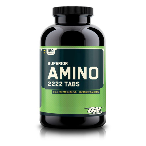 Аминокислотный комплекс OPTIMUM NUTRITION Super Amino 2222, таблетки, 160шт, 180гр, без вкуса [on226]