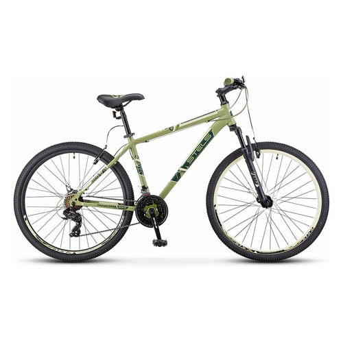 Велосипед STELS Navigator-700 V F020 (2022), горный (взрослый), рама 19", колеса 27.5", хаки, 17кг [lu088928]