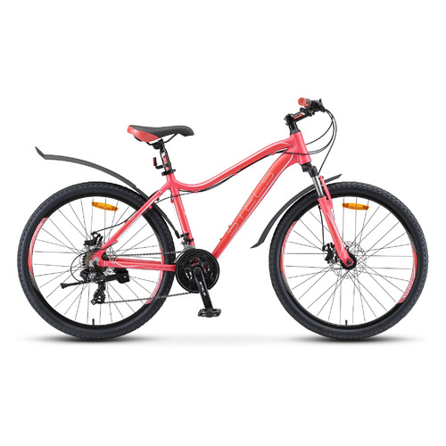 Велосипед STELS Miss-6000 MD V010 (2022), горный (взрослый), рама 19", колеса 26", розовый, 15.4кг [lu080343]