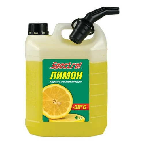 Жидкость стеклоомыв. Spectrol 9643 4л зима -30 готов.раст. лимон