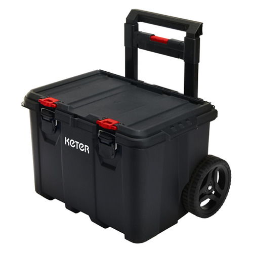 Ящик для инструментов KETER Stack N Roll Cart, черный [17210777]