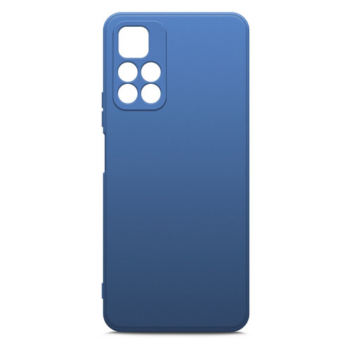 Чехол (клип-кейс) BORASCO Microfiber Case, для Xiaomi Poco M4 Pro, синий [70108]