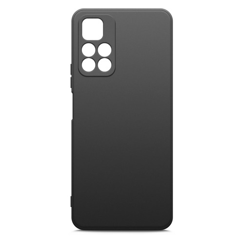 Чехол (клип-кейс) BORASCO Microfiber Case, для Xiaomi Poco M4 Pro, черный [70109]