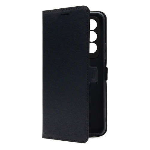Чехол (флип-кейс) BORASCO Book Case, для Tecno Camon 18/18P, черный [40961]