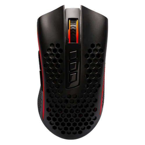 Мышь REDRAGON Storm Pro, игровая, оптическая, беспроводная, USB, черный [78127]