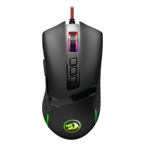 Мышь REDRAGON Octopus, игровая, оптическая, проводная, USB, черный [78279]