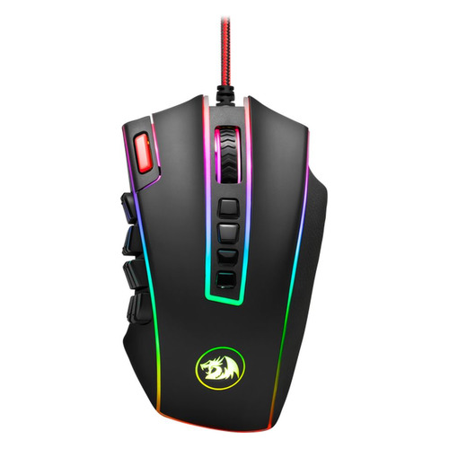 Мышь REDRAGON Legend Chroma X, игровая, оптическая, проводная, USB, черный [70517]