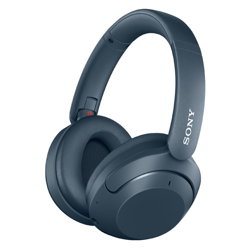 Гарнитура Sony WH-XB910N, 3.5 мм/Bluetooth, накладные, синий [whxb910nl.e]