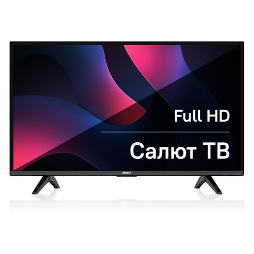 Телевизор BBK 43LEX-7389/FTS2C, Салют ТВ, 43", FULL HD, черный