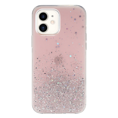 Чехол (клип-кейс) SwitchEasy Starfield, для Apple iPhone 12 mini, розовый (прозрачный) [gs-103-121-171-61]