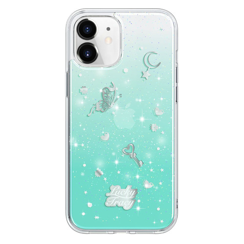 Чехол (клип-кейс) SwitchEasy Lucky Tracy, для Apple iPhone 12 mini, синий [gs-103-121-207-13]