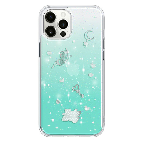 Чехол (клип-кейс) SwitchEasy Lucky Tracy, для Apple iPhone 12/12 Pro, синий [gs-103-122-207-13]