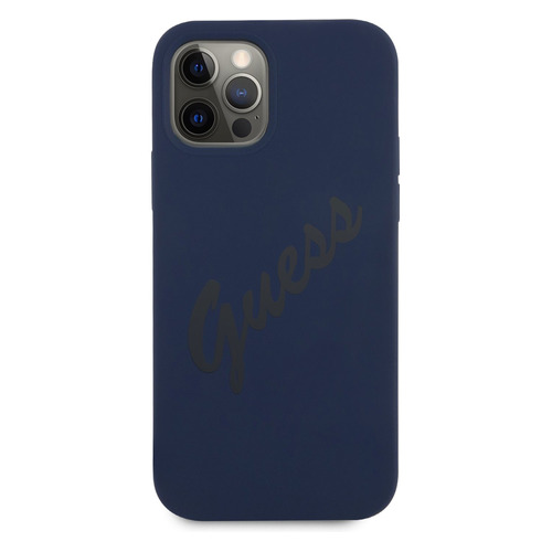 Чехол (клип-кейс) Guess, для Apple iPhone 11 Pro, темно-синий [guhcp12mlsvsbl]