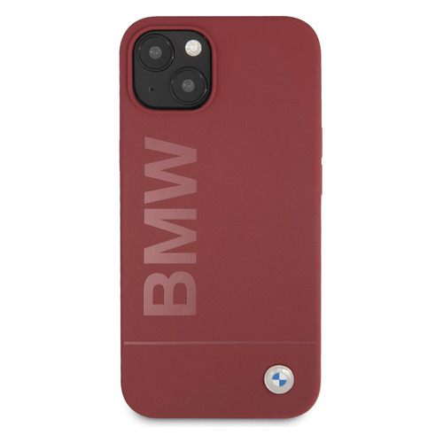 Чехол (клип-кейс) BMW, для Apple iPhone 13, красный [bmhcp13mslblre]