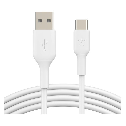 Кабель Belkin CAB001bt1MWH, USB Type-C (m) - USB (m), 1м, белый
