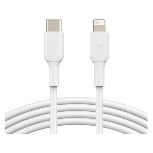 Кабель Belkin CAA003bt1MWH, Lightning (m) - USB Type-C (m), 1м, белый