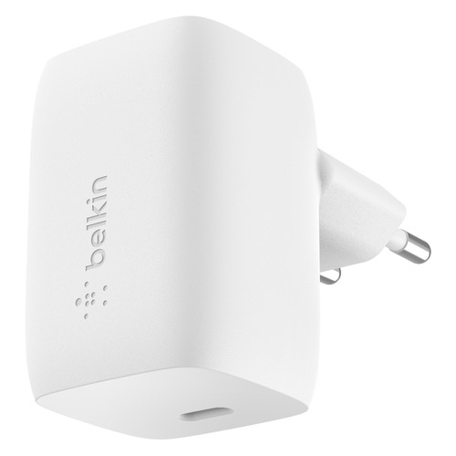 Сетевое зарядное устройство Belkin WCH002vfWH, USB-C, 3A, белый