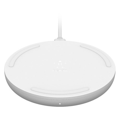 Беспроводное зарядное устройство Belkin WIA002vfWH, microUSB, USB, 1A, белый
