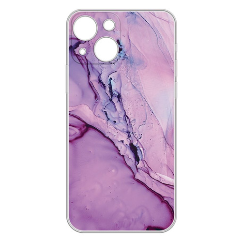 Чехол (клип-кейс) GRESSO Air, для Apple iPhone 13, прозрачный/фиолетовый [gr17aaae9109]