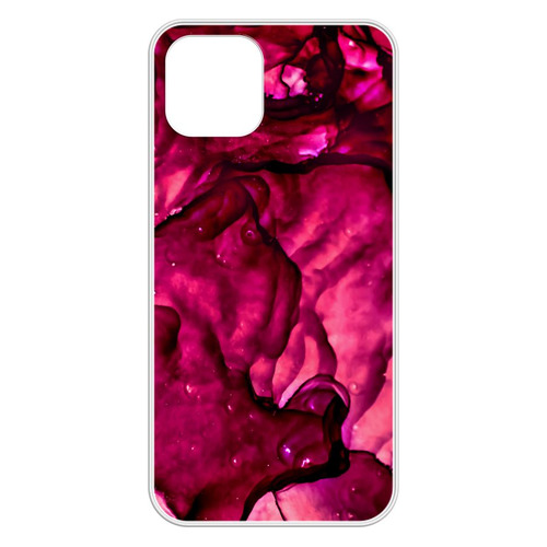Чехол (клип-кейс) GRESSO Air, для Apple iPhone 11, прозрачный/бордовый [gr17aaae9148]