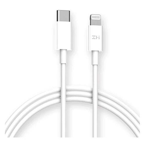 Кабель Xiaomi ZMI AL871, Lightning (m) - USB Type-C (m), 0.3м, MFI, белый