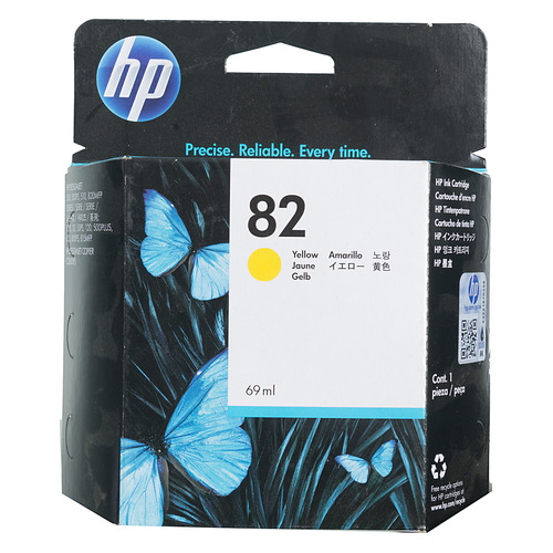 Картридж HP 82, желтый / C4913A