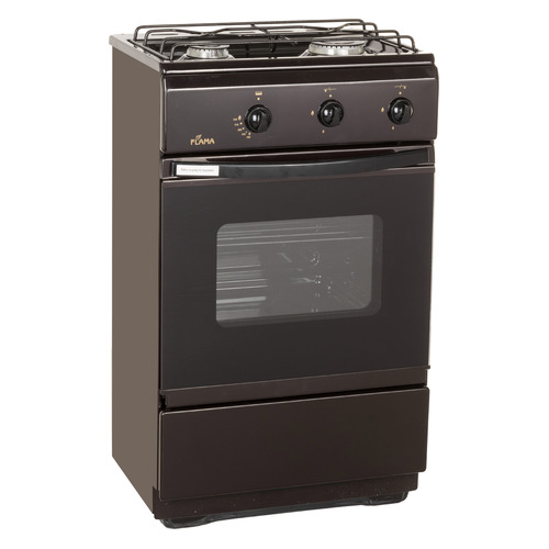 Газовая плита Flama CG 3202 B, газовая духовка, эмаль, коричневый
