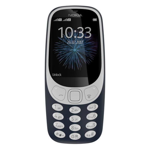 Сотовый телефон Nokia 3310 dual sim 2017, синий