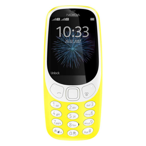 Сотовый телефон Nokia 3310 dual sim 2017, желтый