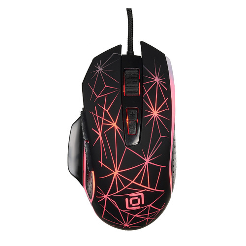 Мышь Oklick 935G STARFALL, игровая, оптическая, проводная, USB, черный [1012156]