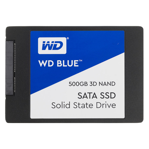 SSD накопитель WD Blue WDS500G2B0A 500ГБ, 2.5", SATA III