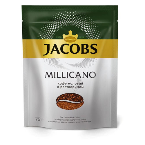 Кофе растворимый JACOBS MONARCH Millicano, 75 гр [8051171]