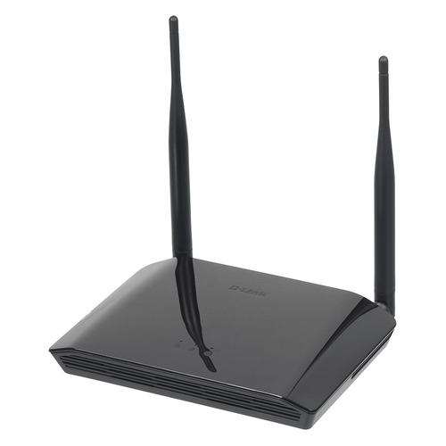 Wi-Fi роутер D-Link DIR-615/T4, N300, черный