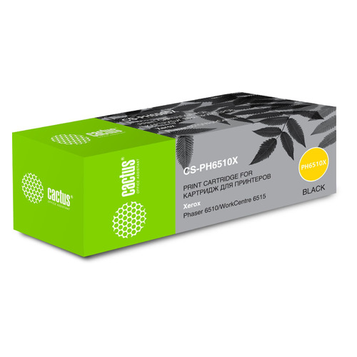 Картридж Cactus 106R03488, черный / CS-PH6510X