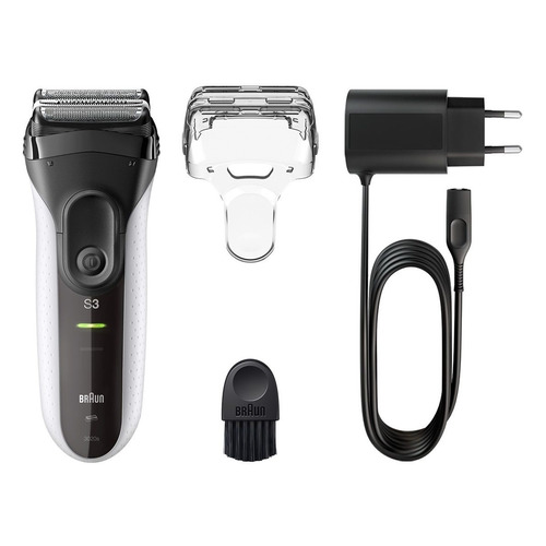 Электробритва Braun Series 3 3020s B3CM, черный и белый