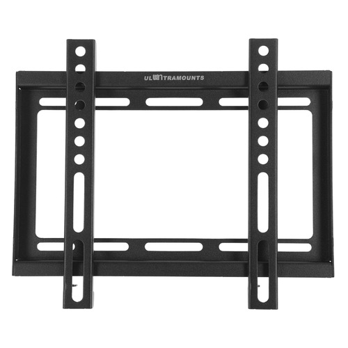 Кронштейн для телевизора ULTRAMOUNTS UM 811F, 23-42", настенный, фиксированный, черный