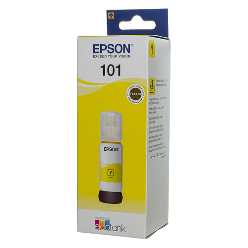 Картридж Epson L101, желтый / C13T03V44A