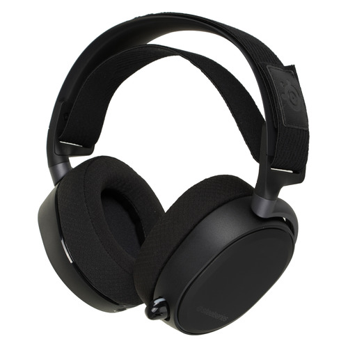Гарнитура игровая SteelSeries Arctis Pro Wireless, для компьютера и игровых консолей, мониторные, bluetooth, черный [61473]
