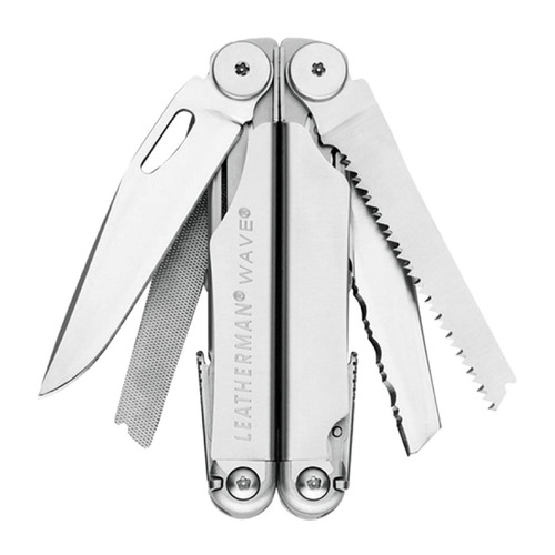 Мультитул Leatherman Wave Plus, 17 функций, серебристый [832524]