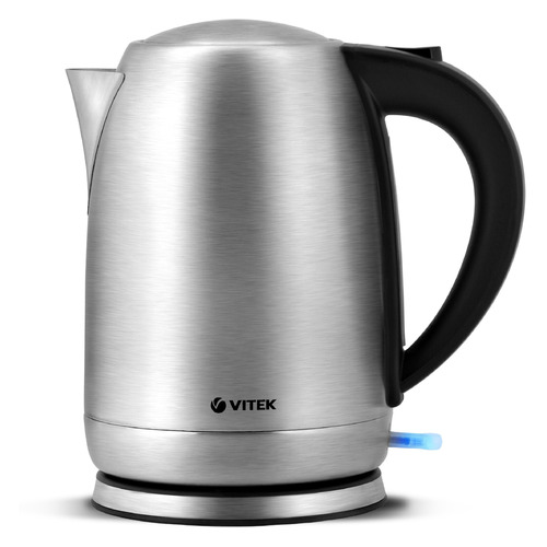 Чайник электрический Vitek VT-7033, 2200Вт, серебристый и черный